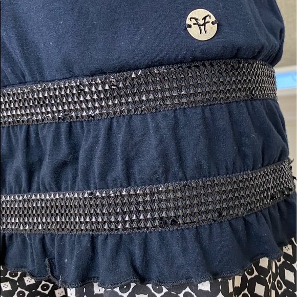 FRACOMINA Italy Women’s Fashion Mini Dress Blue ALSU00549 - Picture 6 of 8